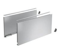 Profilé latéral de tiroir AvanTech YOU, hauteur 251 mm x NL 400 mm, Argent, gauche et droite - HETTICH - 9353373 Argent G