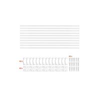 Profilé LED SucceBuy en V Aluminium 200cm Lot de 10 avec diffuseur laiteux