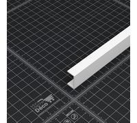 Profilé PVC en U 19 x 9 mm - Longueur 1.80 m - Blanc