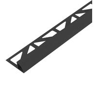 Profilé quart de rond alu noir mat pour carrelage (8 mm, 300 cm)