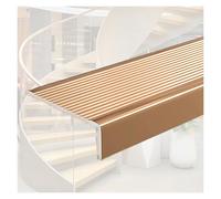 Profilés de Nez de Marche antidérapants en métal, idéaux pour Les sols stratifié glissades chez Les Personnes âgées et Les Enfants. Usage intérieur/extérieur. Finition dorée. 100 cm / 39 po.