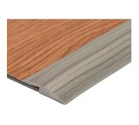Profilés de transition,Bande de sol en vinyle PVC auto-adhésive,Bandes de transition pour seuils,bande,5mm x3m,Grain de bois gris