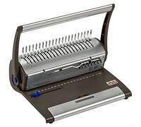 ProfiOffice Perforeuse Relieuse Bindestream M16+ - Relieuse à Anneaux Plastiques pour Formats DIN A4, Perfore 16 Feuilles & Relie jusqu'à 450 Feuilles, Machine de Reliure en Métal (79019)
