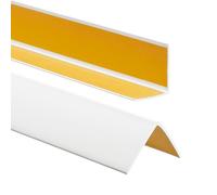 ProfiPVC Cornière PVC autoadhésive protection d'angle 50x50mm 200cm Blanc