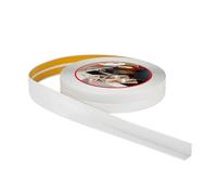 ProfiPVC Plinthe souple autoadhésive PVC finition 18x18mm 15m Gris clair | Baguette autocollante, bande d'étanchéité pour cuisine, salle de bain, évier, baignoire, plan de travail et finition murale