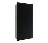 Profirst Armoire à clés Glarus Black Fermeture magnétique pour 8 clés Porte en Verre Corps en Acier Inoxydable, matériel de Fixation Inclus