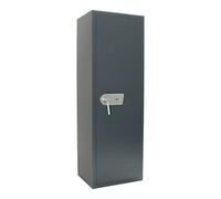 Profirst Armoire à fusils Zero 8 EN0 serrure de haute sécurité à double panneton 2 clés protection anti-feu conditionnelle étagère réglable place pour 8 armes longues support d'armes en mousse