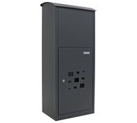 Profirst PM 1500, dépôt de colis sécurisé grand volume, serrure à cylindre anthracite