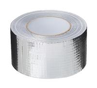 PROFIVENT.DE Ruban aluminium renforcé 48 mm x 45 m, étanche | Ruban aluminium maillé pour réparer surfaces métalliques, pare-vapeur, ventilation et isolation.