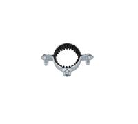 PROFIX Collier simple Isophonique acier zingué - Pas 7x150 Ø14 - Boite de 100 - Collier de serrage