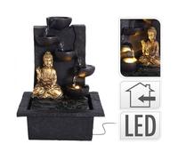 PROGARDEN Fontaine d'ambiance avec éclairage LED BUDDHA droite KO-795202210flat
