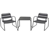 PROGARDEN Meuble de jardin table + 2 chaises PROGARDEN set de 3 pcs KO-X16000010