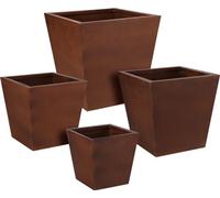 PROGARDEN Pot de fleurs décoratif set de 4 pièces KO-FZ1001290