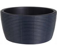 PROGARDEN Pot de fleurs en rotin avec insert PROGARDEN set de 2 pcs anthracite KO-VN8000100