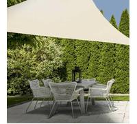 Progarden Toile D'ombrage 3,6x3,6x3,6 M Crème Triangulaire