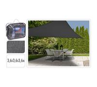 Progarden Toile D'ombrage Triangulaire Gris Foncé 3,6x3,6x3,6 M Gris