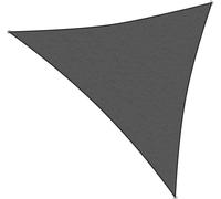 ProGarden Voile d'ombrage triangulaire gris foncé 3,6x3,6x3,6 m