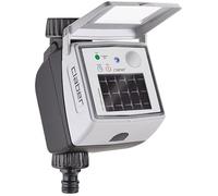 Claber Tempo myAquaSolar Programmateur d’Irrigation 1 Voie, Panneau Solaire, Bluetooth App myClaber, 2 programmes, 3/4", Compatible capteur Pluie