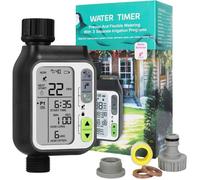 Programmateur Arrosage Automatique, Minuteur Arrosage Jardin pour Robinet, Tuyau, Goutte à Goutte et Irrigation
