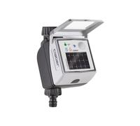 Claber Tempo myAquaSolar Programmateur d’Irrigation 1 Voie, Panneau Solaire, Bluetooth App myClaber, 2 programmes, 3/4", Compatible capteur Pluie