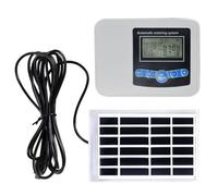 Programmateur D’arrosage Solaire à Double Pompe pour Jardin et Plantes | Écran Numérique, Moteur Cuivre ABS, Recharge Solaire USB, Débit 850ml/min, Batterie 1200 Mah, Fonctionnement Silencieux
