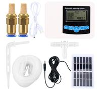 Programmateur D'arrosage à Double Pompe Abs, Minuterie Automatique | Usage Jardin et Maison, Débit Réglable, Batterie 1200 Mah, Micro Usb, Indice Pi67, Accessoires Complets