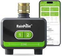 Programmateur d'arrosage automatique avec Bluetooth et 2 sorties pour le jardin et la serre
