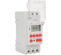 Programmateur digital 30A 220-240V pour chauffe-eau - Minuterie rail DIN 35 mm, LCD