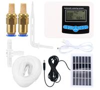Programmateur D'irrigation à Double Pompe, Écran Numérique, USB Solaire | Abs, Moteur 5 W et Débit 850ml/min, Batterie 1200 Mah, Étanche Ip67