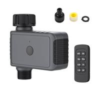 Programmateur d'irrigation de Jardin avec Télécommande, Minuterie d'Arrosage Automatique, Contrôleur Intelligent de Vanne d'eau pour Extérieur Système D'arrosage, pour Jardin Pelouse