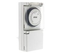 - Programmateur extérieur Schuko IP44 48 programmes