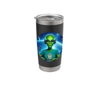Programmateur extraterrestre : Cosmic Coding Style pour les amateurs de science-fiction Gobelet isotherme en acier inoxydable double paroi
