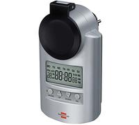 Brennenstuhl Prise intelligente 1507491 – 3500 W pour Maison et Bureau – Gris