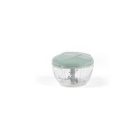 Progress Neutrals Hachoir manuel mini à corde, vert | Lames en acier inoxydable, base antidérapante, sans BPA, facile à nettoyer, pour légumes, herbes et fruits