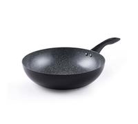 Progress Wok Induction 28cm en Aluminium, Poêle Wok Style Tefal avec Revêtement Céramique sans PFAS, Qualité Professionnelle Compatible Tous Feux, Design Premium avec Poignée Ergonomique