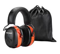 PROHEAR 037 Bluetooth Casque Anti Bruit Musique Protection Auditive Rechargeable avec Sac Transport - Orange