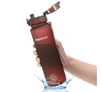 PROIRON Gourde Sport 500/1000 ML(17/34 oz), Bouteille Plastique sans BPA Tritan et Anti-Fuite avec Filtre, Flip Top en 1 Clic, Convient pour Le Sport, la Randonnée, l'école, Le Bureau, en Plein air
