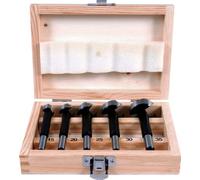 PROJAHN 33001 Coffret de mèches à façonner 15-35 mm | Pour bois dur, bois tendre et panneaux plaqués, 5 pièces, 15 - 35 mm