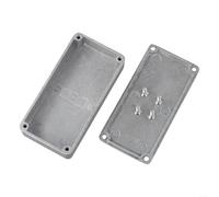 Project Box Boîtier en aluminium moulé sous pression pour instruments électriques, couvercle sécurisé, léger et résistant, convient pour un assemblage personnalisé (1590 g (100 x 50 x 26 mm)
