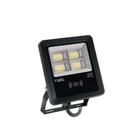 projecteur à led - aric twister 4 - 23w - 3cct - noir - détecteur aric 51693