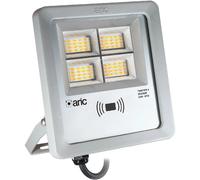 projecteur à led - aric twister 4 - 38w - 3cct - gris - détecteur aric 51691