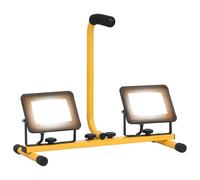 VidaXL Projecteur LED Poignée - Blanc 2x10W