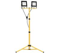 vidaXL Projecteur LED avec trépied 2x50 W blanc froid