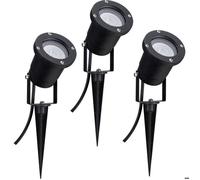 Paulmann Lampe encastrée au sol Special 98897 – 3x3,5 W GU10 230V 3000K Noir alu