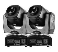 Projecteur à tête mobile, contrôle DMX, puissance de 60W, 2 lumières, Prise EU