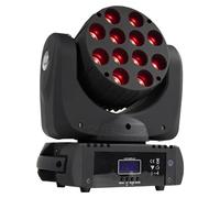 Projecteur à tête mobile, effets RGBW,DMX, faisceau LED 12x12W RGBW