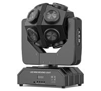 Projecteur à tête mobile, effets RGBW,DMX512, noir, prise UE