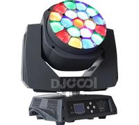 Projecteur à tête mobile, puissance 450 W, angle de rayonnement 4-60 degrés, spectre de couleurs RGBW, compatible DMX, flux lumineux 60