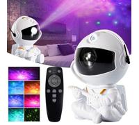 Projecteur Astronaute Blanc - Veilleuse Enfant et Bébé | 5 Modes de Projection Magiques pour une Chambre Étoilée