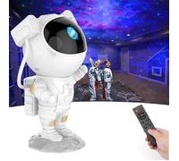 Projecteur Astronaute Galaxy - Lampe LED Ciel Étoilé, Nébulosa, Télécommande, Minuterie, Déco Chambre Enfant, Cadeau